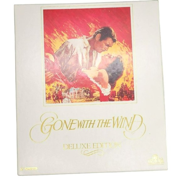 Gone with the Wind VHS Movie Tape Boxed Deluxe Edition Box Set MGM Turner Pd43 - Picture 2 of 5
